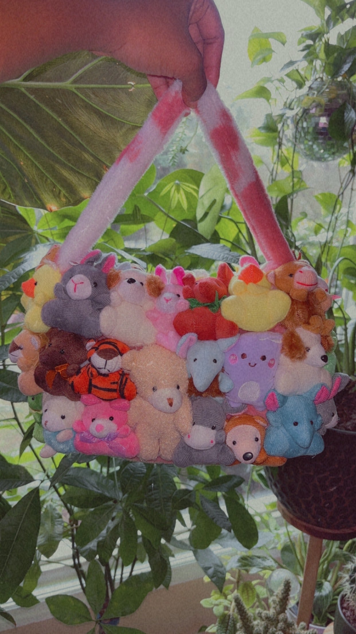 Kids Stuffed Animal Teddy Bear Clutch Purse