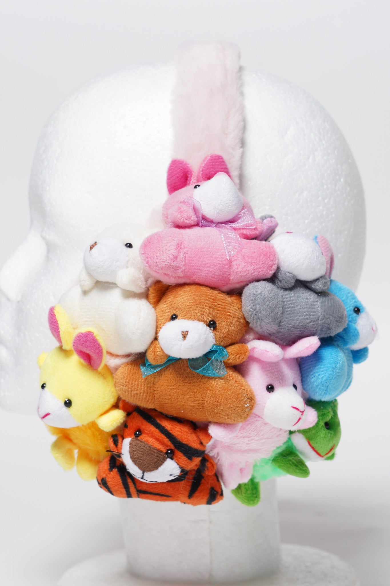 Clush Apparel Plushy Stuffed Animal Earmuffs Whimsical Cozy Fluffy Holidays Concerts Festivals Birthday Gifts HANDMADE