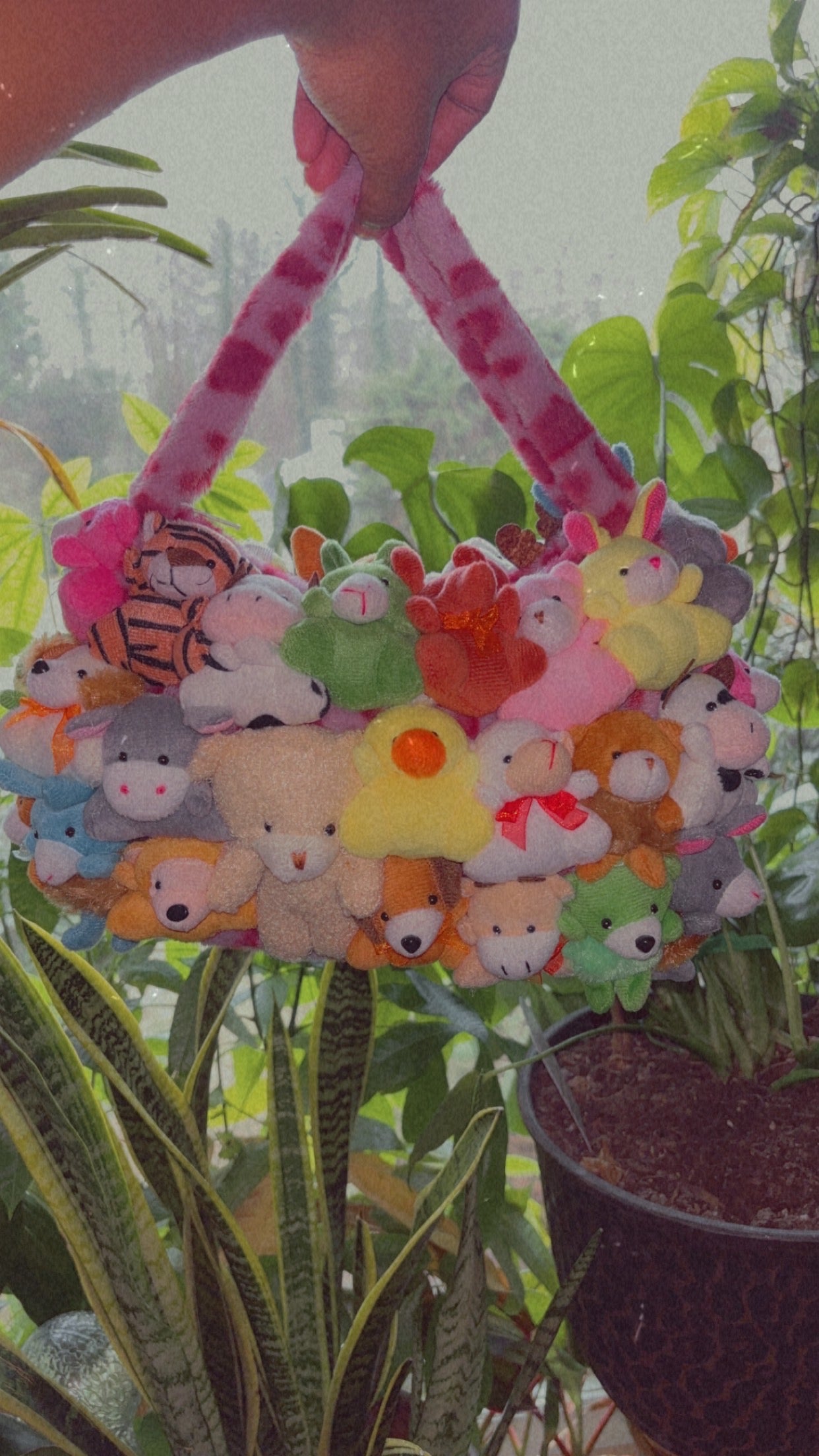 Kids Stuffed Animal Teddy Bear Clutch Purse