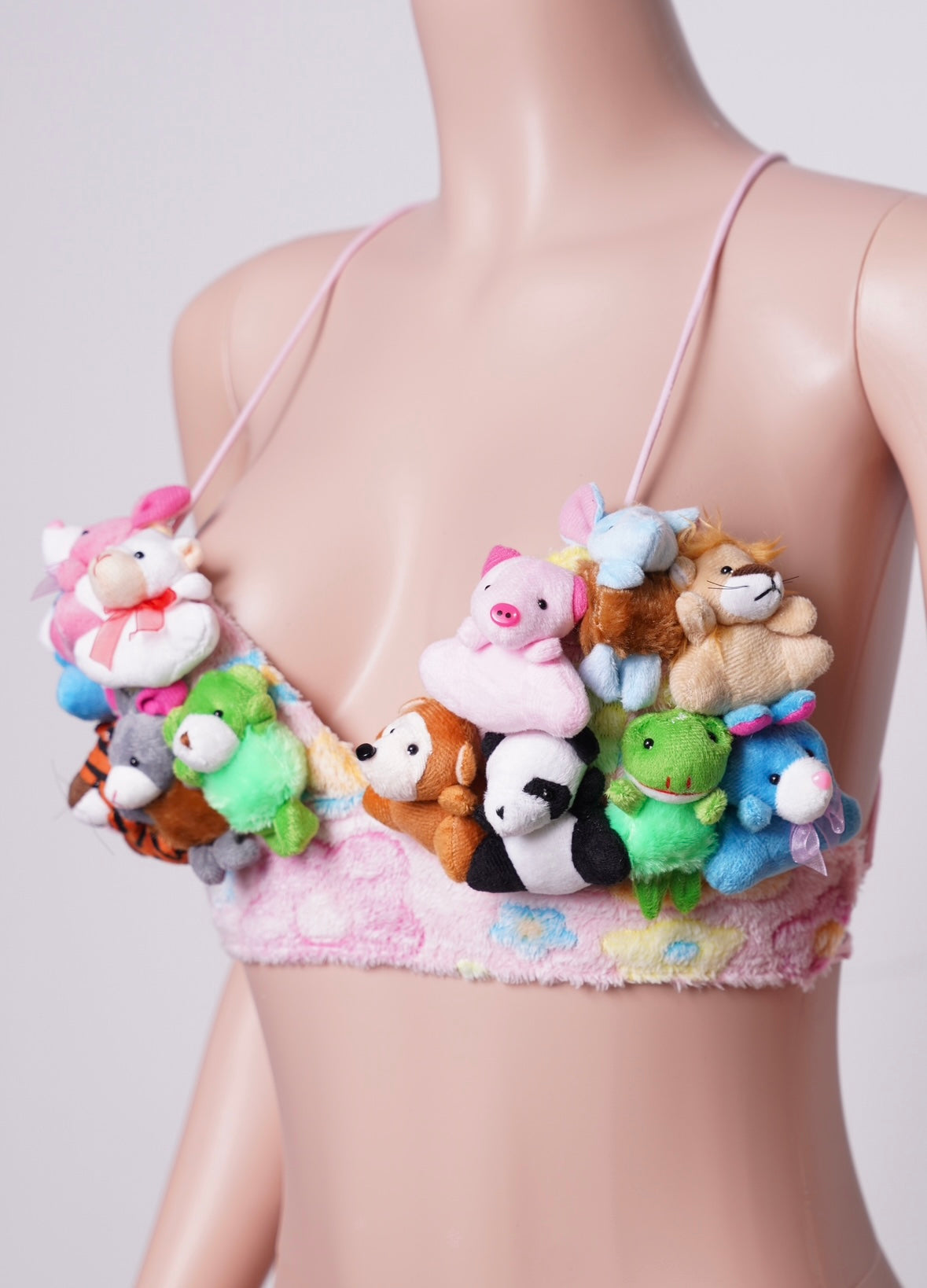 Stuffed Animal Teddy Bear Crop Top