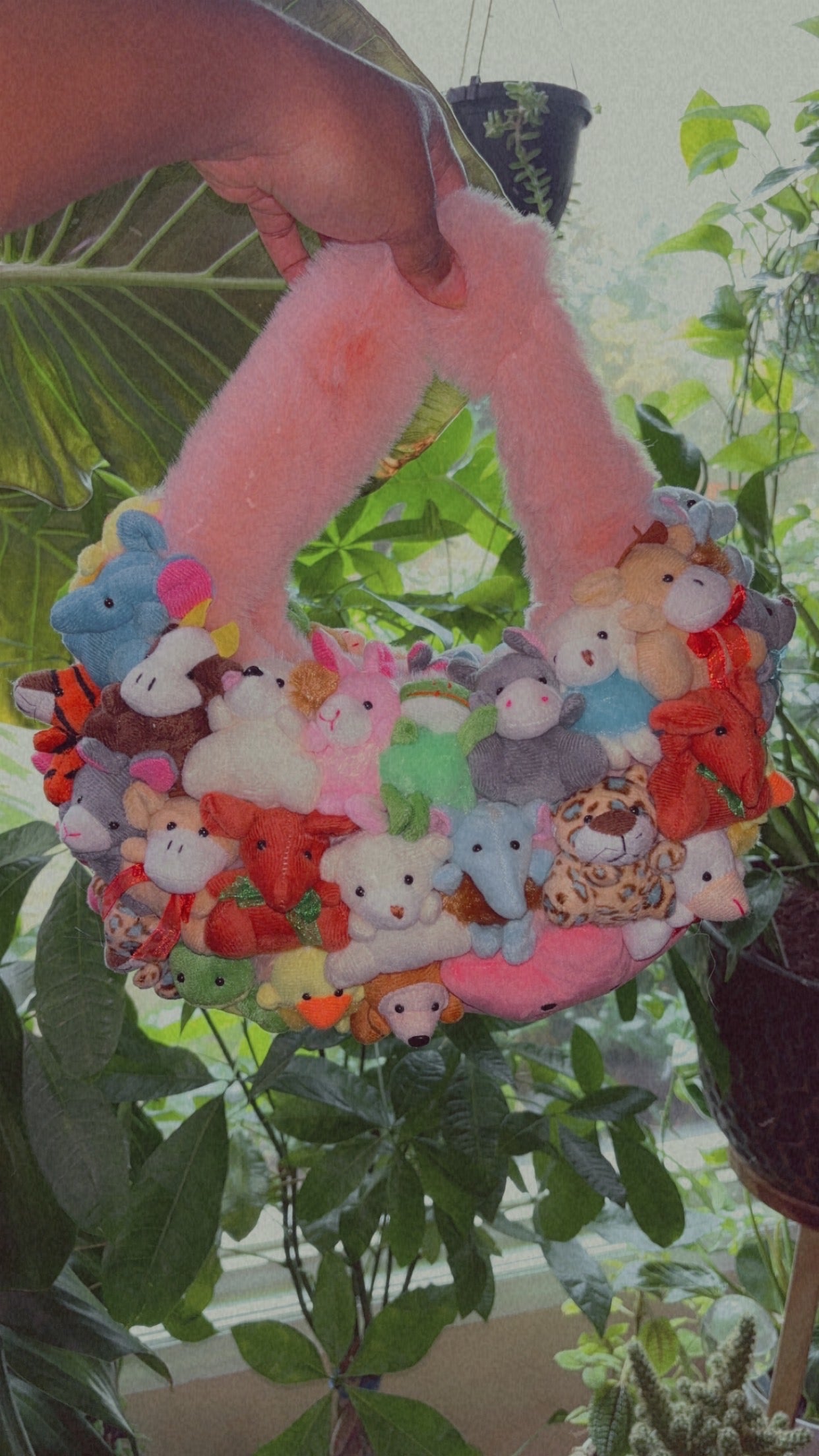Kids Stuffed Animal Teddy Bear Clutch Purse