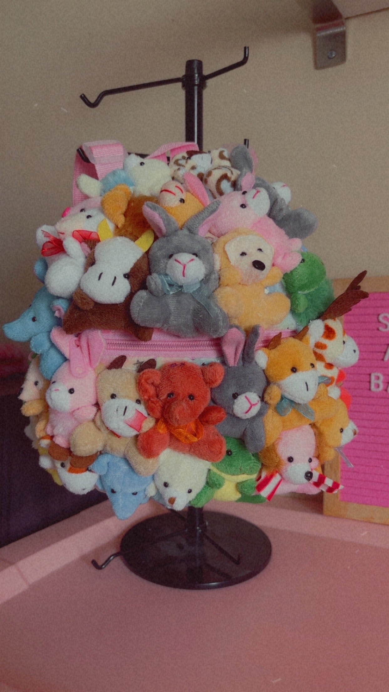 Cutie Stuffed Animal Mini Teddy Bear Backpack