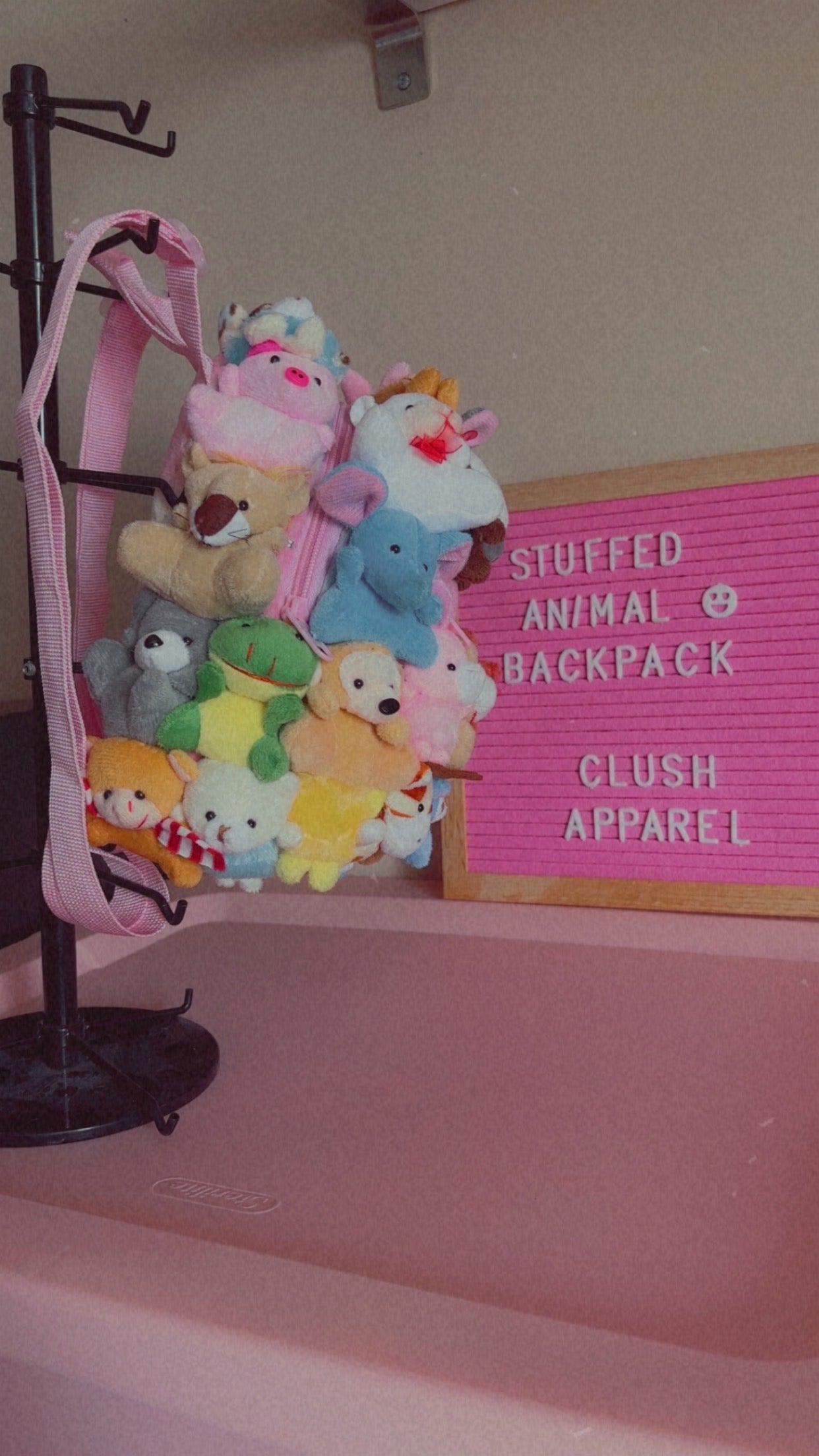 Cutie Stuffed Animal Mini Teddy Bear Backpack