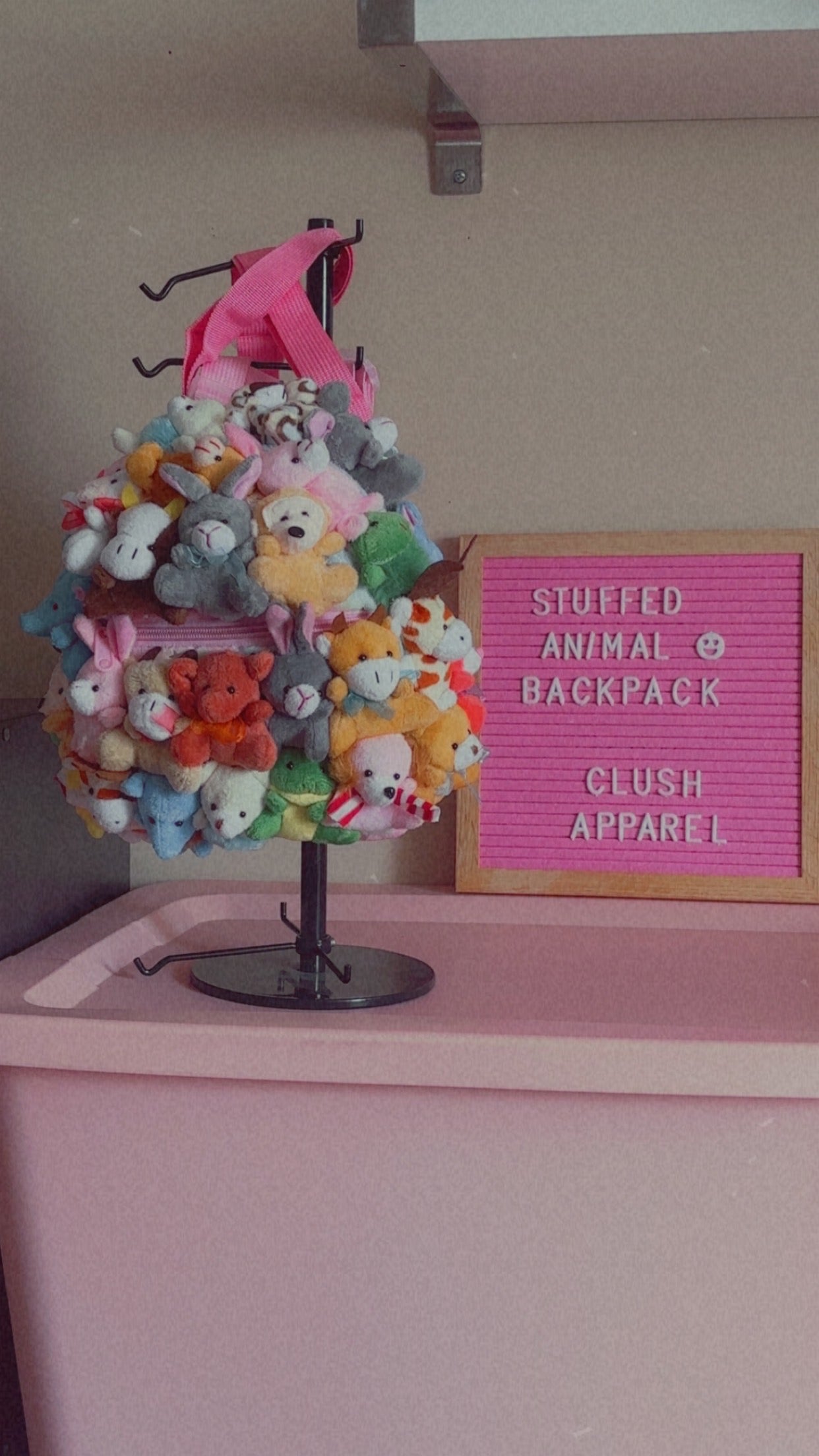 Cutie Stuffed Animal Mini Teddy Bear Backpack
