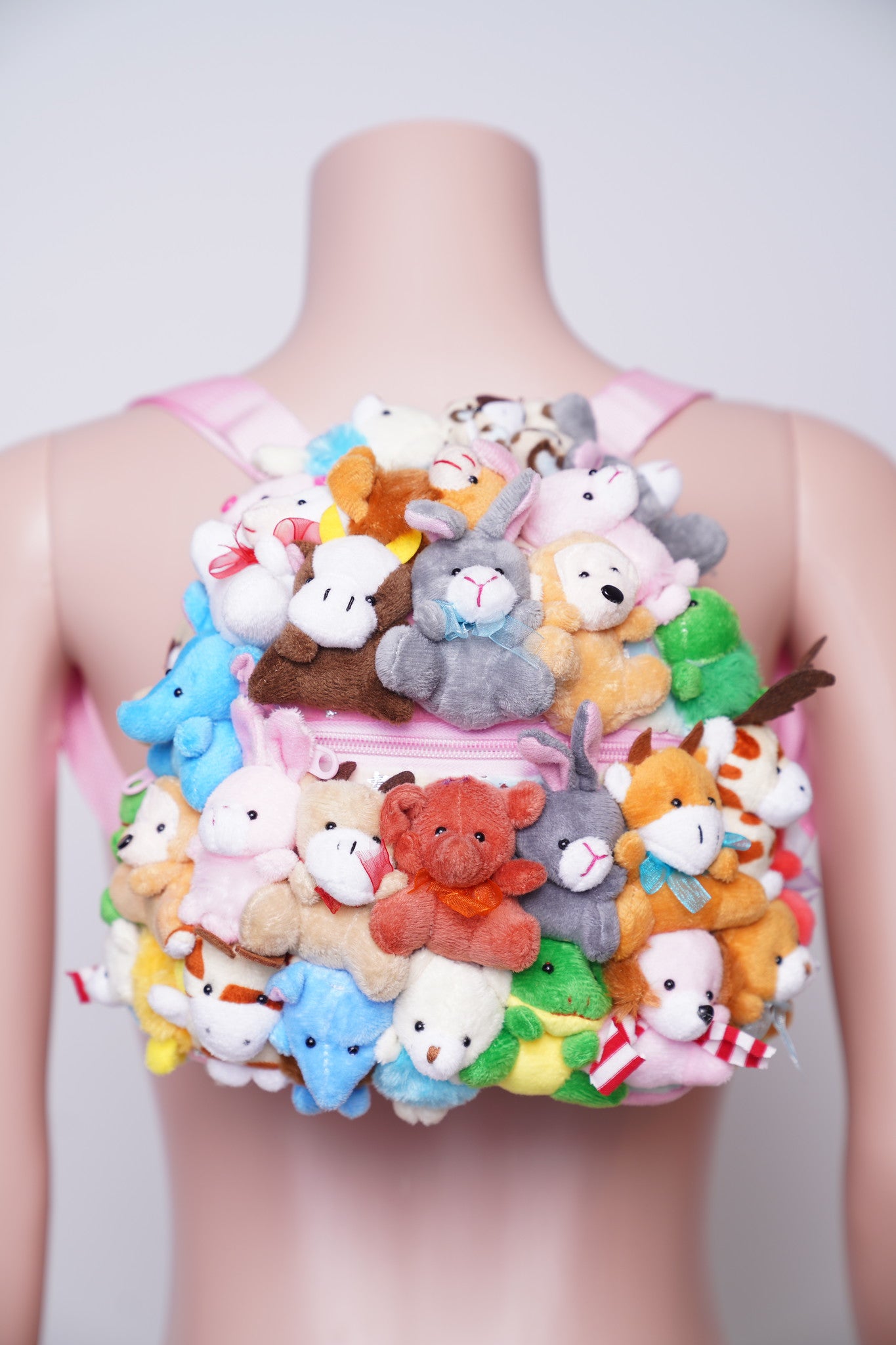 cotton mini backpack Clush Apparel Cotton Candy Stuffed Animal Plushie Mini Backpack – Kawa
