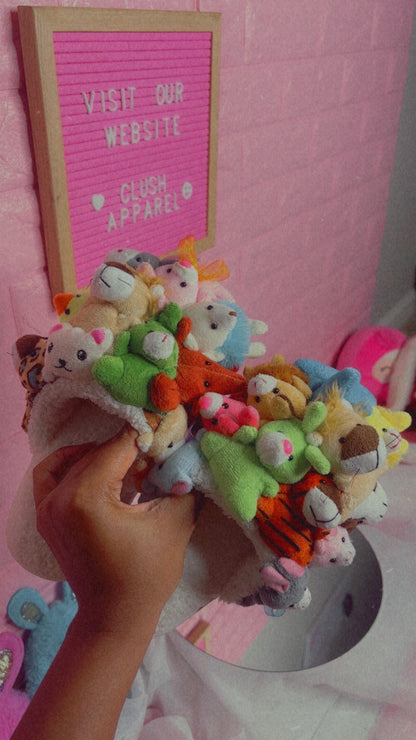 Kids Stuffed Animal Slippers Teddy Bear House Shoes