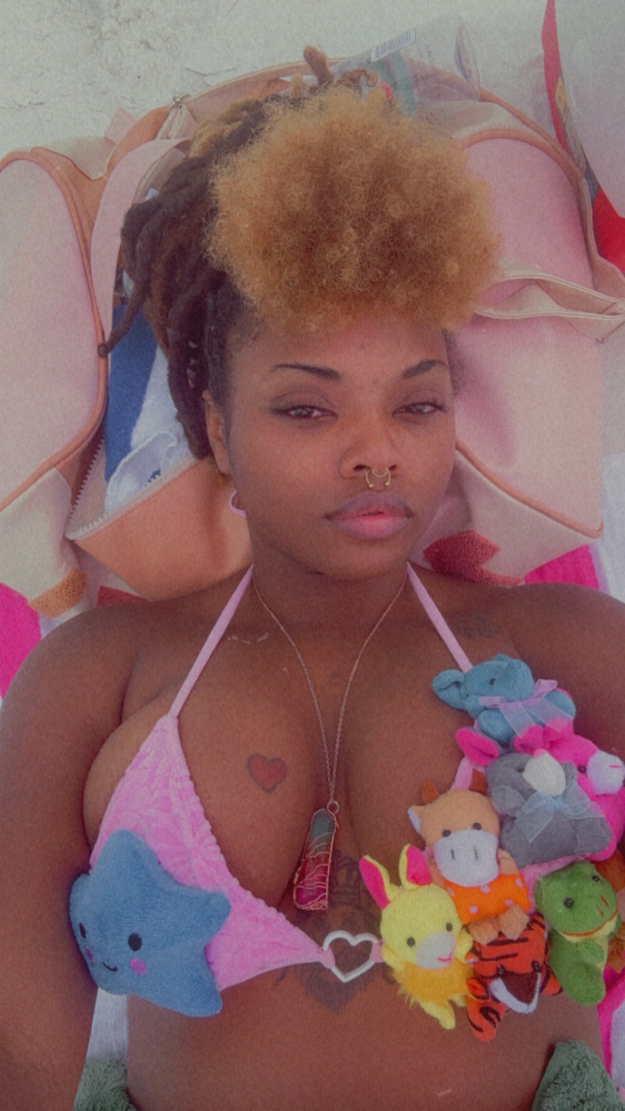 Stuffed Animal Teddy Bear Two Piece Swimsuit