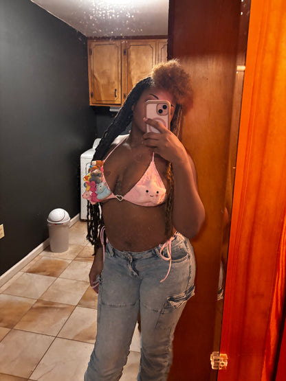 Stuffed Animal Teddy Bear Two Piece Swimsuit