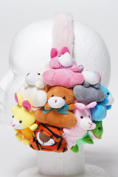 Stuffed Animal Teddy Bear Earmuffs Kawaii Plushie Earmuffs – Anime Girl Y2K Coquette Aesthetic Winter Headphones | K-Pop Idol Inspired Cute Plush Accessory