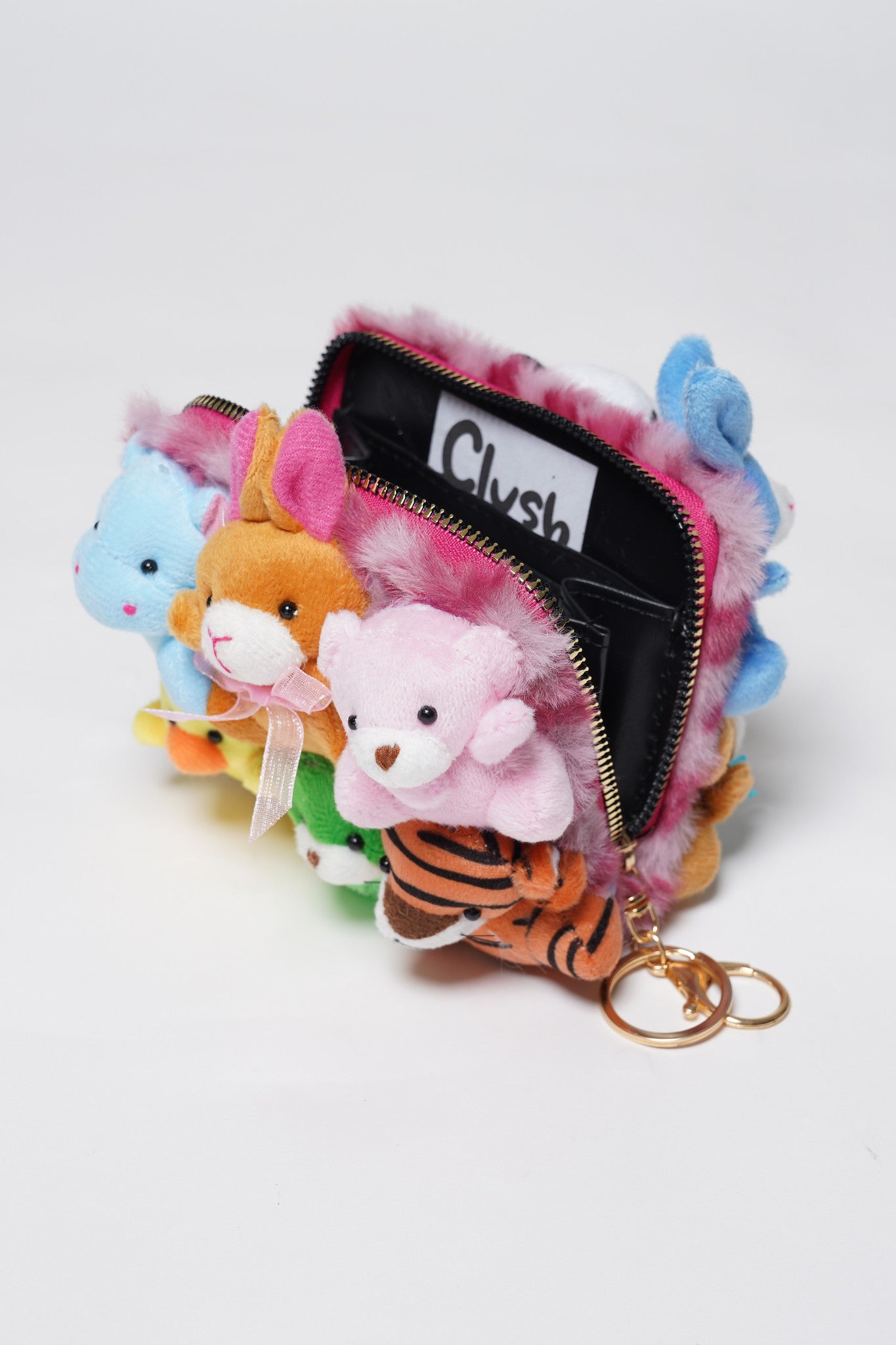 Stuffed Animal Teddy Bear Wallet Coin Purse