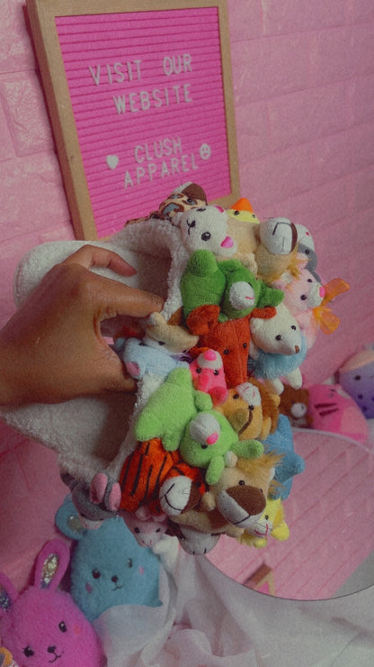 Kids Stuffed Animal Slippers Teddy Bear House Shoes