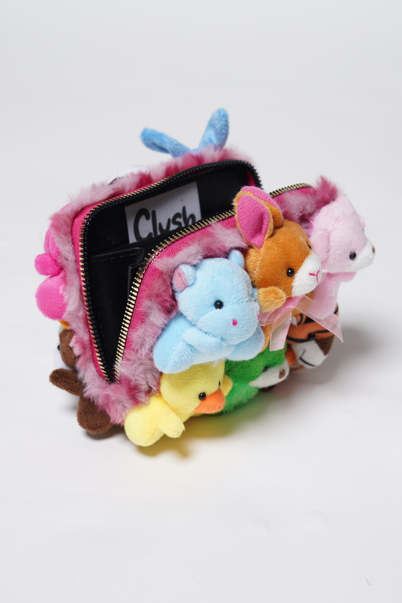 Stuffed Animal Teddy Bear Wallet Coin Purse