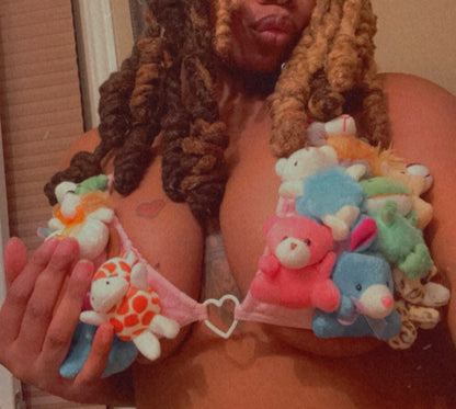 Stuffed Animal Teddy Bear Two Piece Swimsuit