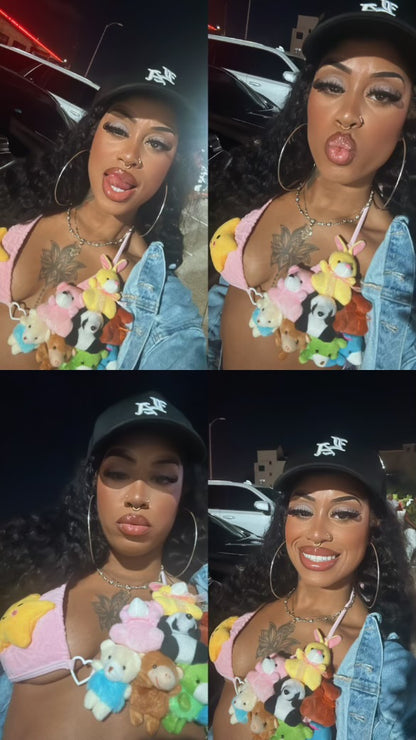 Stuffed Animal Teddy Bear Two Piece Swimsuit