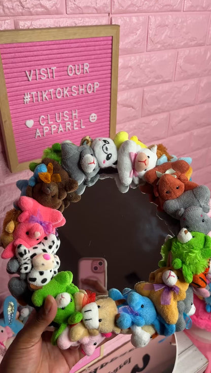Cutie Teddy Bear Stuffed Animal Mirror