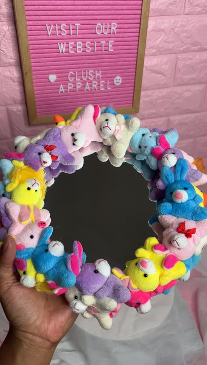 Cutie Teddy Bear Stuffed Animal Mirror