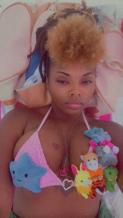 Stuffed Animal Teddy Bear Two Piece Swimsuit