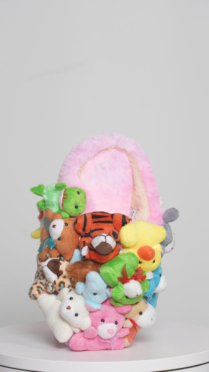 Stuffed Animal Teddy Bear House Slippers